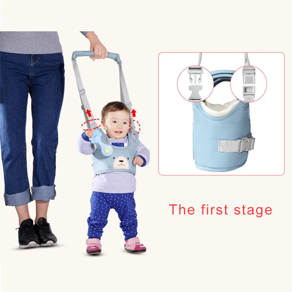 2-in-1 Baby Walking Learning Belt & Anti-Fall Traction Rope